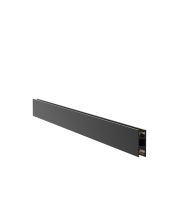 Dubbele hangrail 48V 2 meter Zwart