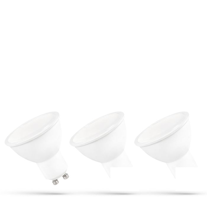 LED GU10 spot 6W K3000 warmwit 400lm 120° 3-pack – foto 2