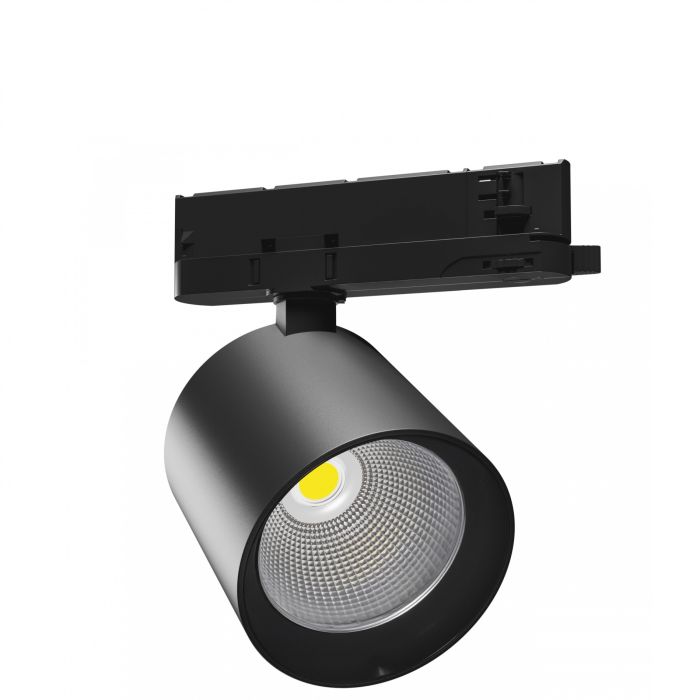 3-Fase LED Railspot 32-40W K4000 Zwart