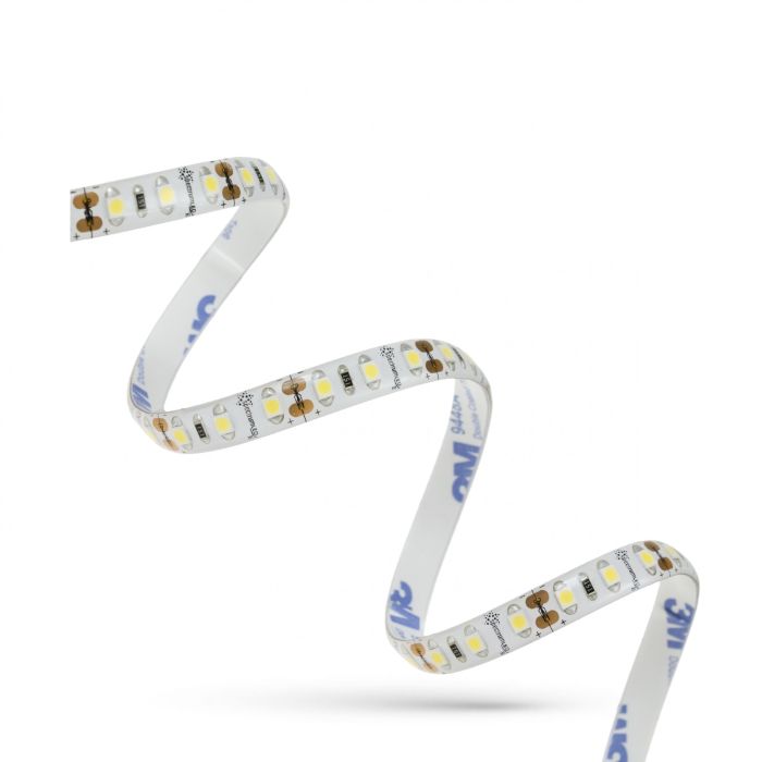 SMD 3528 LED-strip – 12 V – 40 W / 9,6 W/m – 3400 lm – 85 lm/W – K3000 – IP44 – rol 5 m