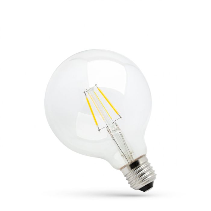 LED E27 G95 globelamp 4W K2700 380lm Dimbaar
