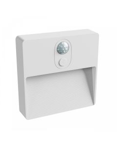 LED Nachtlampje Lumina Pop RGBW met bewegingssensor USB-C – Wit – 2 stuks