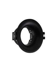 Inbouwspot GU10 – rond – zwart – IP20 – Ø86×41 mm – zonder lichtbron