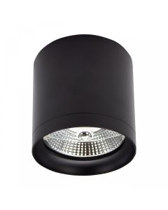Opbouwspot AR111 GU10 – rond – zwart – verblindingsarm – IP20 – 118×110 mm – zonder lichtbron