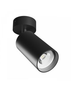 Wandlamp GU10 – rond – zwart – IP20 – 55×100×165 mm – zonder lichtbron