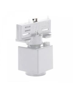 3-Fase Slim Railadapter met Aansluiting Wit