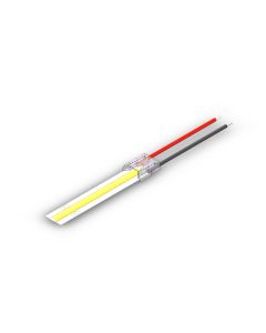 Aansluitconnector strip-naar-kabel voor 10 mm COB/SMD LED-strip met kabel 15 cm