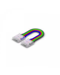 Strip-naar-stripconnector met kabel voor SMD RGB LED-strip – 10 mm