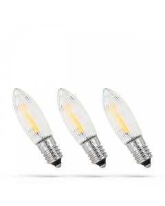 LED Kerstboomkaarsje E10 10–55V 0,2W K2200 – 3 stuks