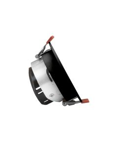 Inbouwspot GU10 – rond – zwart (reflector zilver) – IP20 – Ø85×50 mm – zonder lichtbron