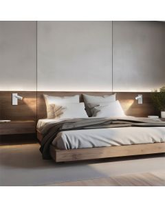 Wandlamp met schakelaar voor MR11 LED-lamp – Slank – Wit