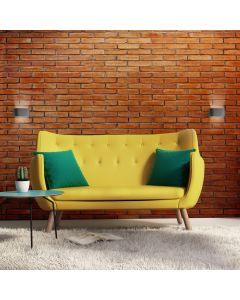 Wandlamp G9 – ovaal – zwart/goud – IP20 – 80×80×160 mm – zonder lichtbron