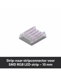 Strip-naar-stripconnector voor SMD RGB LED-strip – 10 mm