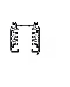 3-Fase Spanningsrail 1 Meter Wit