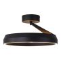 LED Plafondlamp Ring Ø45 cm | 50W | 5500 Lumen | CRI90 | CCT 2700K-4000K | Zwart