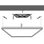 LED Opbouwpaneel 50x50 cm | 40W | CCT Dimbaar | 3000K-6000K | CRI90 | Afstandsbediening – foto 3