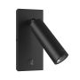 Wandspot GU10 (MR11) met schakelaar – IP20 – zwart – foto 3