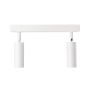 Opbouwspot MR11 2-voudig – wit – kantelbaar – IP20 – 260×54×160 mm – zonder lichtbron – foto 2