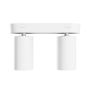 Opbouwspot GU10 2-voudig – wit – IP20 – 220×70×135 mm – zonder lichtbron – foto 2