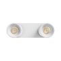 Opbouwspot GU10 2-voudig – wit – IP20 – 220×70×135 mm – zonder lichtbron – foto 3