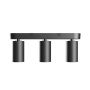 Opbouwspot GU10 3-voudig – zwart – IP20 – 350×70×135 mm – zonder lichtbron – foto 3