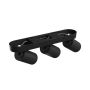 Opbouwspot GU10 3-voudig – zwart – IP20 – 350×70×135 mm – zonder lichtbron – foto 5