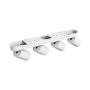 Opbouwspot GU10 4-voudig – wit – IP20 – 480×70×135 mm – zonder lichtbron – foto 4