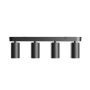 Opbouwspot GU10 4-voudig – zwart – IP20 – 480×70×135 mm – zonder lichtbron – foto 3