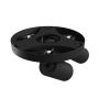 Opbouwspot GU10 3-voudig – rond – zwart – IP20 – 220×134 mm – zonder lichtbron – foto 5