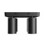 Opbouwspot GU10 4-voudig – vierkant – zwart – IP20 – 220×220×134 mm – zonder lichtbron – foto 3
