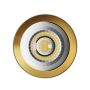 Opbouwspot GU10 – rond – wit/goud – IP20 – 55×100 mm – zonder lichtbron – foto 3