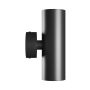 Wandlamp GU10 2-voudig – rond – zwart – IP20 – 55×160×90 mm – zonder lichtbron – foto 3