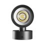 Wandlamp GU10 2-voudig – rond – zwart – IP20 – 55×160×90 mm – zonder lichtbron – foto 4