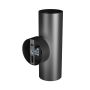 Wandlamp GU10 2-voudig – rond – zwart – IP20 – 55×160×90 mm – zonder lichtbron – foto 5