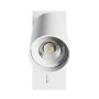 Wandlamp GU10 – rond – wit – met schakelaar – IP20 – 55×100 mm – zonder lichtbron – foto 3