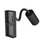 Wandlamp GU10 – flexibele arm – rond – zwart – met schakelaar – IP20 – 55×100×410 mm – zonder lichtbron – foto 4