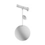 LED bolhanglamp voor smalle rail 7W K3000 48V Ø100 mm Wit – foto 4
