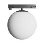 LED bolarmatuur voor smalle rail 7W K3000 48V Ø100 mm Zwart – foto 2