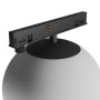 LED bolarmatuur voor smalle rail 7W K3000 48V Ø100 mm Zwart – foto 5