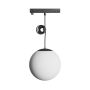 LED bolhanglamp voor smalle rail 7W K3000 48V Ø100 mm Zwart – foto 2