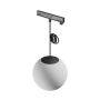 LED bolhanglamp voor smalle rail 7W K3000 48V Ø100 mm Zwart – foto 4
