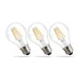 LED E27 A60 filamentlamp 3-pack 7W K2700 770lm