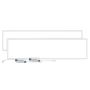 LED Paneel 30x120 cm | 40W | 3600 Lumen | CRI90 | Flikkervrij | 9 mm | Wit – foto 6