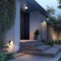 LED Buitenwandlamp Rond 10W CCT IP65 Zwart