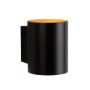Wandlamp G9 – cilinder – zwart/goud – IP20 – 101×81×100 mm – zonder lichtbron