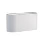 Wandlamp G9 – ovaal – wit – IP20 – 80×80×160 mm – zonder lichtbron