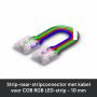 Strip-naar-stripconnector met kabel voor COB RGB LED-strip – 10 mm – foto 3