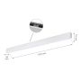 Led Linear Armatuur 112cm Wit 36W Modern met Sensor – foto 6