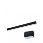 Led Linear Armatuur 112cm Zwart 36W Modern met Sensor