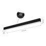 Led Linear Armatuur 112cm Zwart 36W Modern met Sensor – foto 6